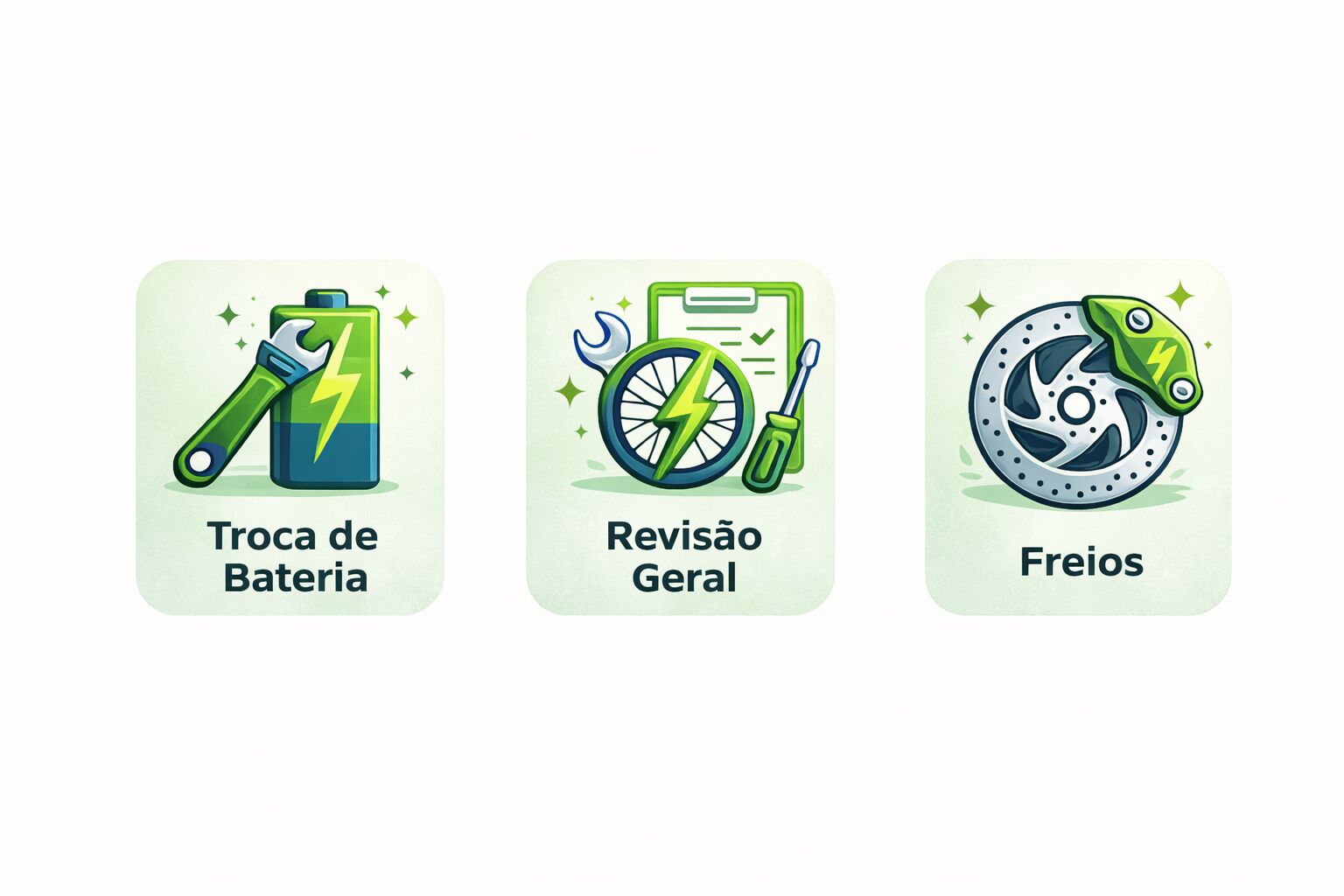 Serviços de manutenção de bicicleta elétrica